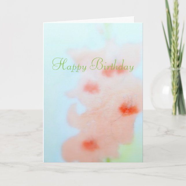 Happy Birthday August Card Karte (Vorderseite)