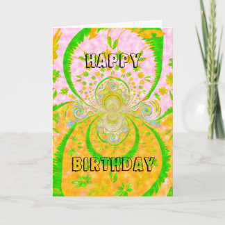 Happy Birthday Baby Grußkarte Vertikale Temp Karte