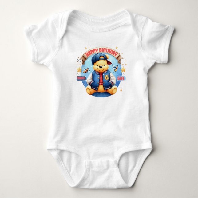 Happy Birthday Baby Strampler (Vorderseite)