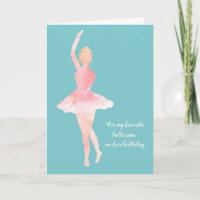 Happy Birthday Ballerina Ballerina Ballettschuhe