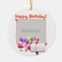 Happy Birthday Balloon Mail (Foto Rahmen)