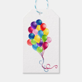 Happy Birthday Balloons Geschenkanhänger