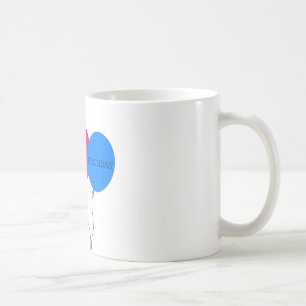 Happy Birthday Balloons Kaffeetasse