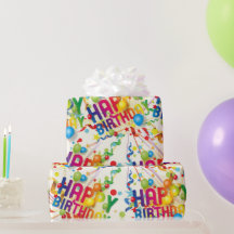 Happy Birthday Baloons and Streamers