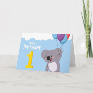 Happy Birthday Bear Karte