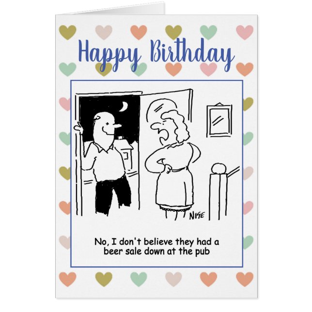 Happy Birthday Beer Sale Drunk (Vorne)