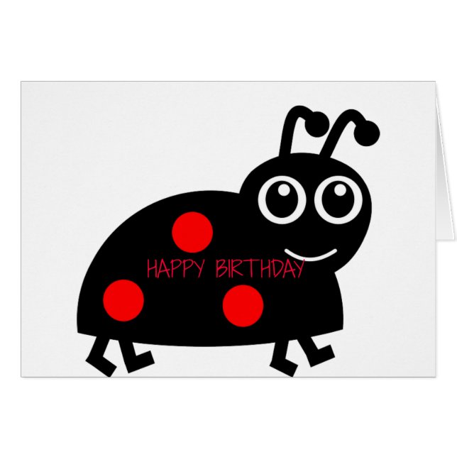 Happy Birthday Beetle (Vorderseite (Horizontal))