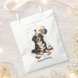 Happy Birthday Bernese Mountain Dog Geschenktütchen