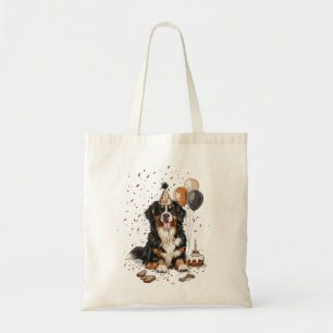 Happy Birthday Bernese Mountain Dog Tragetasche