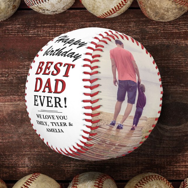 Happy Birthday Best Vater je Foto Collage Baseball (Von Creator hochgeladen)