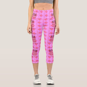 Happy Birthday Best wünscht Capri Leggings