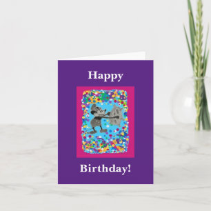 Happy Birthday Blank Inside Card Dankeskarte
