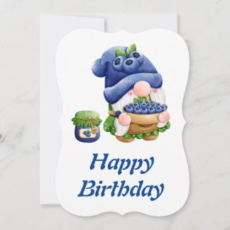 Happy Birthday Blueberry Gnome