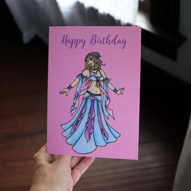 Happy Birthday Bly Dance Card Karte (Von Creator hochgeladen)