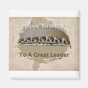 Happy Birthday Boss Magnet