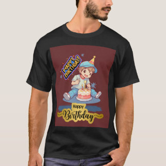Happy Birthday Boy - Feiern Sie stilvoll mit T-Shirt