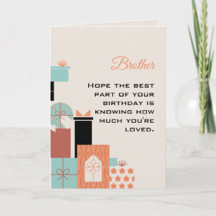 Happy Birthday Brother Card Karte