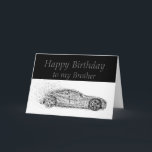 Happy Birthday Brother Classic Autos Karte<br><div class="desc">Du bist vielleicht ein Jahr älter,  aber du bist immer noch ein Klassiker.  Herzlichen Glückwunsch zum Geburtstag Bruder für den,  der Autos ,  Autos verkauft oder Autos arbeitet</div>