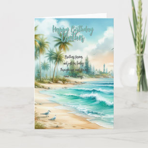 Happy Birthday Brother Dankeskarte