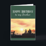 Happy Birthday Brother Fishing Fisherman Fish Card Karte<br><div class="desc">Dinge,  die Sie Liebe Glückwunsch zum Geburtstag Bruder für diejenigen,  die Liebe Fischerei Fischfang Fisch</div>