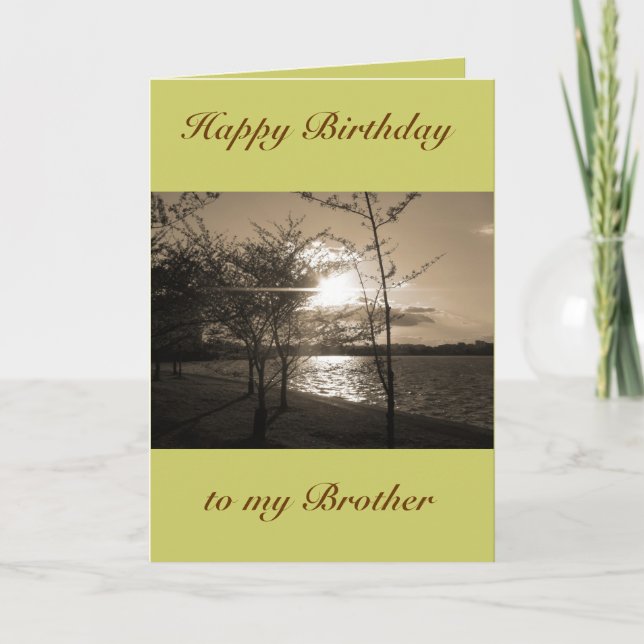 Happy Birthday Brother from Brother/Sister Karte (Vorderseite)