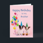 Happy Birthday Brother Funny Hunde Alt werden Karte<br><div class="desc">Fröhlicher Geburtstag Bruder hofft,  dass Ihr Geburtstag Sie glücklicher macht als diese Typ.  Geburtstag für einen Bruder mit Spaß</div>