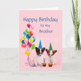 Happy Birthday Brother Funny Hunde Karte