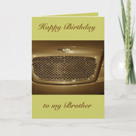Happy Birthday Brother von Brother/Sister Karte