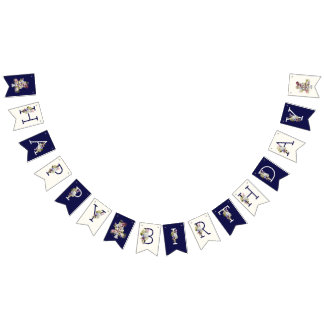 Happy Birthday Bunting Party Banner