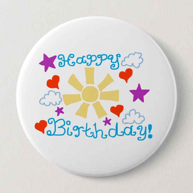 Happy Birthday! Button (Vorderseite)