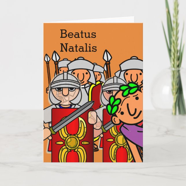 Happy Birthday Caesar Foto Bombs Legion Greetings Karte (Vorderseite)