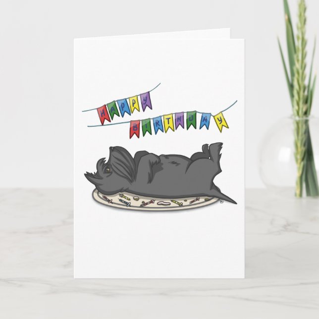 Happy Birthday Cake Karte (Vorderseite)