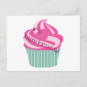 Happy Birthday Cake Postkarte
