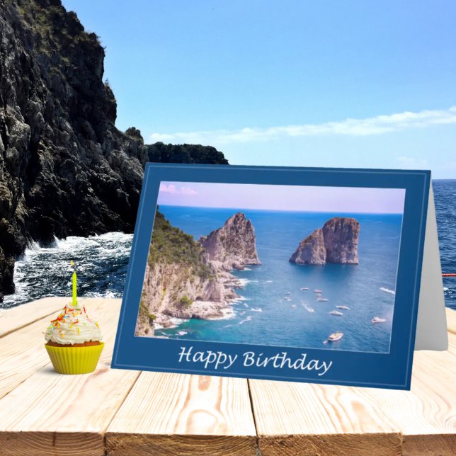 Happy Birthday Capri Famous Rocks Cards Karte (Von Creator hochgeladen)