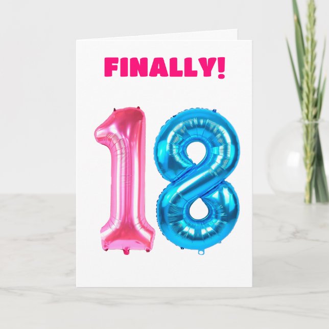 Happy Birthday Carc Karte (Vorderseite)