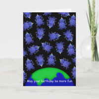 Happy Birthday Card Alien quirky von Jo Images