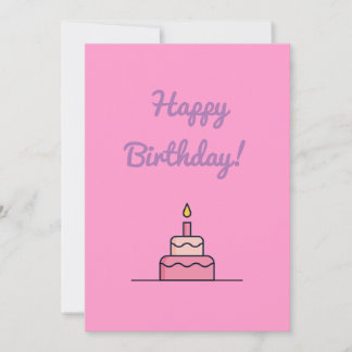 Happy Birthday Card Einladung