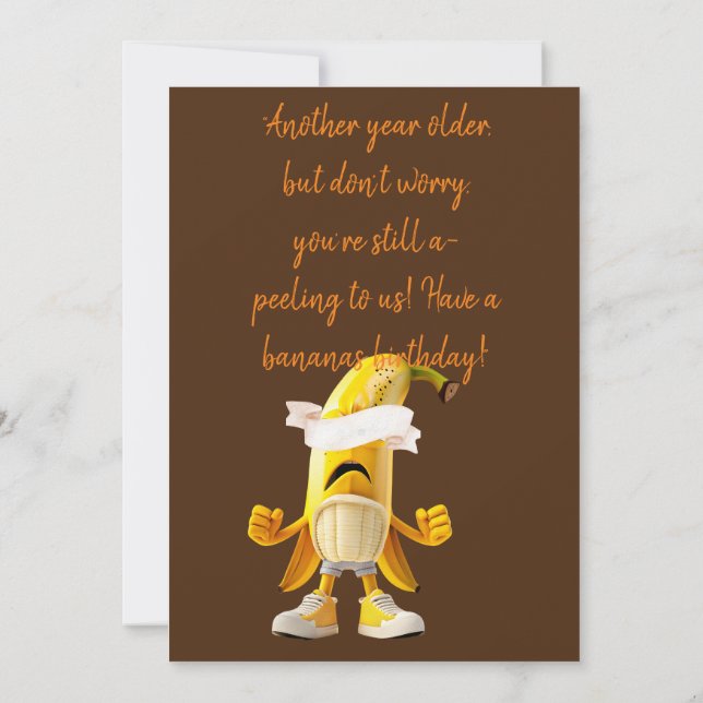 HAPPY BIRTHDAY CARD EINLADUNG (Rückseite)