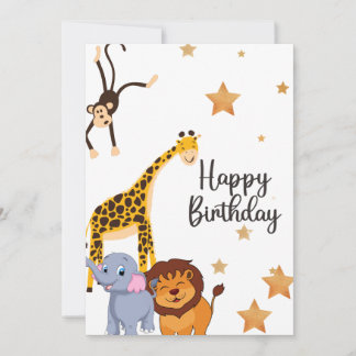 HAPPY BIRTHDAY CARD EINLADUNG