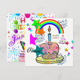 Happy Birthday Card Einladung