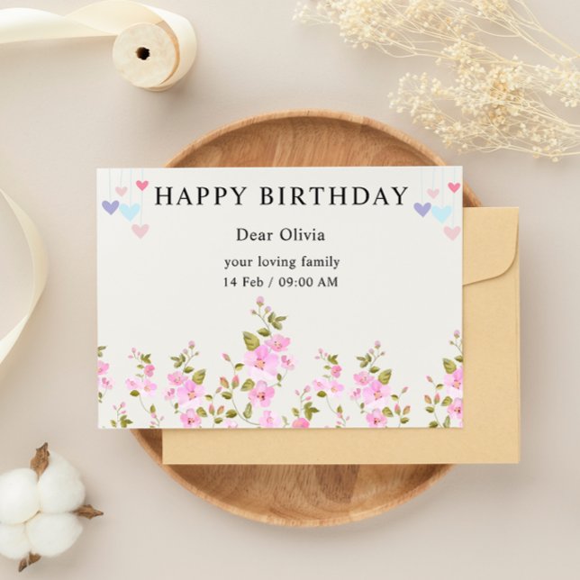 Happy Birthday Card Einladung (Happy Birthday Card)