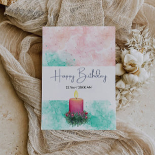 Happy Birthday Card Einladung