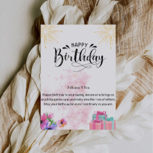 Happy Birthday Card Einladung