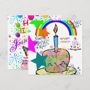 Happy Birthday Card Einladung