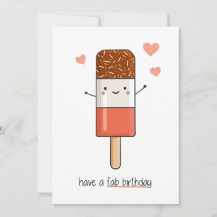 Happy Birthday Card - Fab Karte