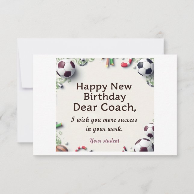 Happy Birthday Card für den Reisebus Dankeskarte (Rückseite)