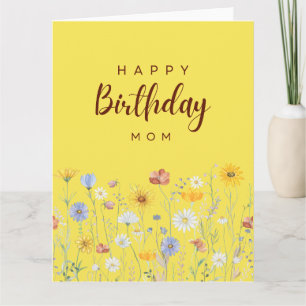 Happy Birthday Card für Mama Karte
