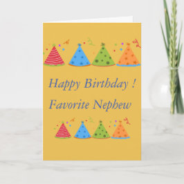 Happy Birthday Card für Neffen Karte