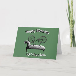 Happy Birthday Card für Radfahrer Karte