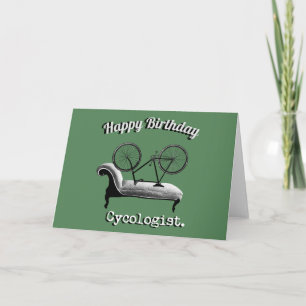 Happy Birthday Card für Radfahrer Karte